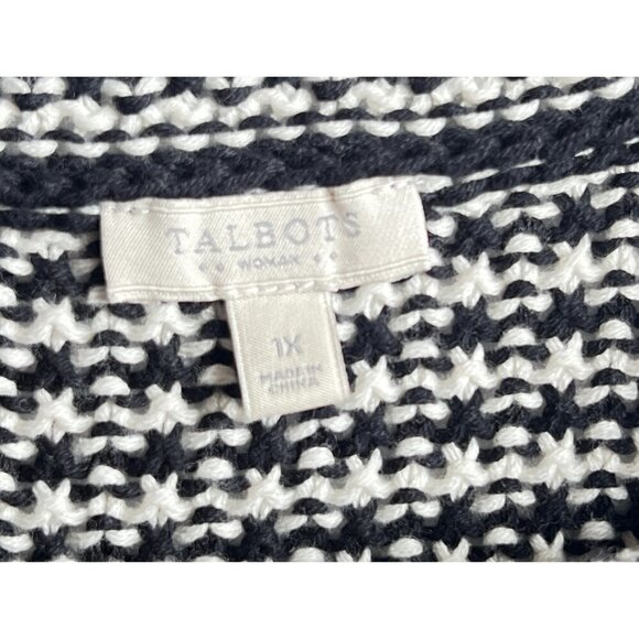 Talbots Women's Pullover Long Sleeve Cowl Neck Turtleneck Sweater, 1X - Picture 8 of 11